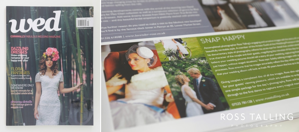 WED Magazine Feature - Ross Talling Photography WED Magazine Feature - Ross Talling Photography